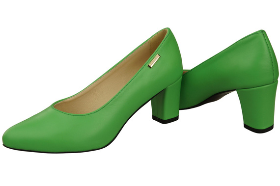 Klasické hladké boty Dámské kožené lodičky Lime 213 ElitaBut