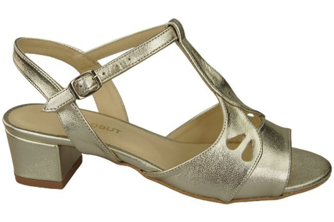 Dámská obuv Zlaté sandály Přírodní kůže 169 ElitaBut
