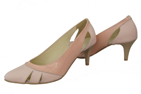 Dámská obuv Powder Pink Natural Leather 995 ElitaBut