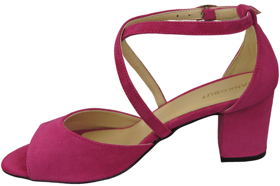 Dámská obuv Sandály Fialová přírodní kůže Semiš 111 ElitaBut