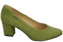 Dámská obuv Pistachio Natural Leather Suede pumps 106 ElitaBut