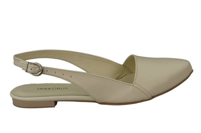 Obuv Dámské sandály Béžová přírodní kůže 996 ElitaBut