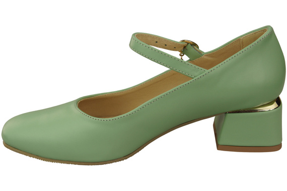 Dámská obuv Dámské lodičky s páskem Mint Přírodní kůže 202 ElitaBut