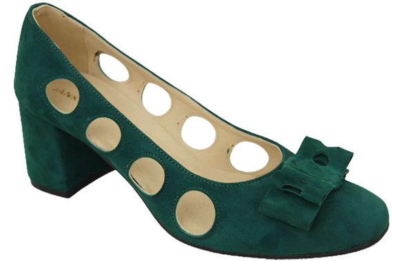 Dámská obuv Malachite lodičky Přírodní semišová kůže 182 ElitaBut