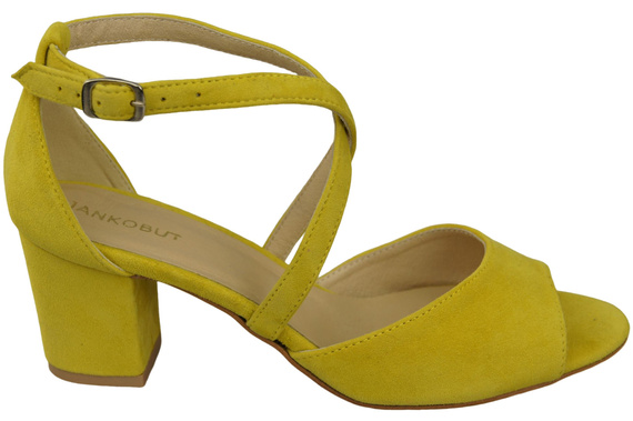 Dámská obuv Lemon Kožené semišové sandály 111 ElitaBut