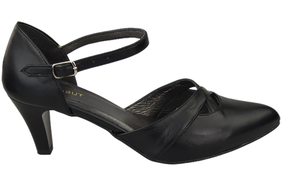 Dámská obuv Sandály Černá přírodní kůže 151 ElitaBut