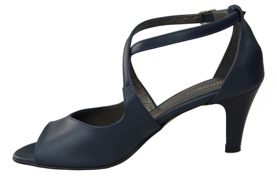 Dámská obuv Navy Blue Sandály Natural Leather 115 ElitaBut