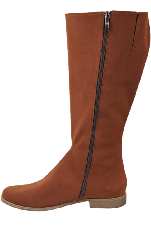 Dámské boty Chestnut přírodní kůže Velour 153 ElitaBut