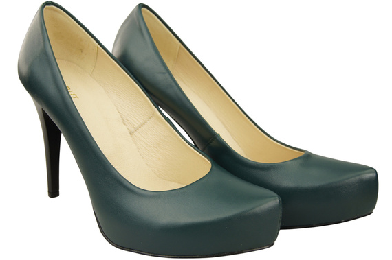 Dámské lodičky Malachite Stiletto z přírodní kůže 205 ElitaBut