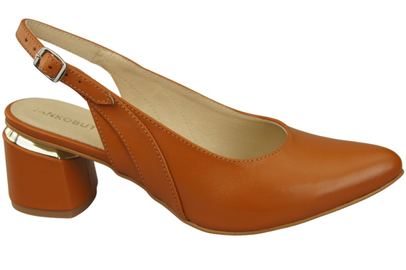 Dámská obuv Červené sandály Přírodní kůže 196 ElitaBut