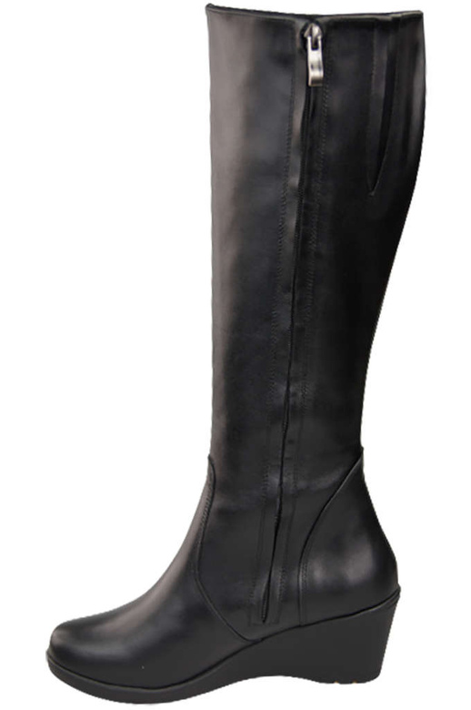 Obuv Dámské kotníkové boty Přírodní kůže Černá 177 ElitaBut