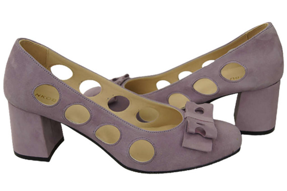 Dámská obuv Lila Lodičky z přírodní semišové kůže 182 ElitaBut