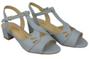 Dámská obuv Sandály Light Blue Natural Leather 169 ElitaBut