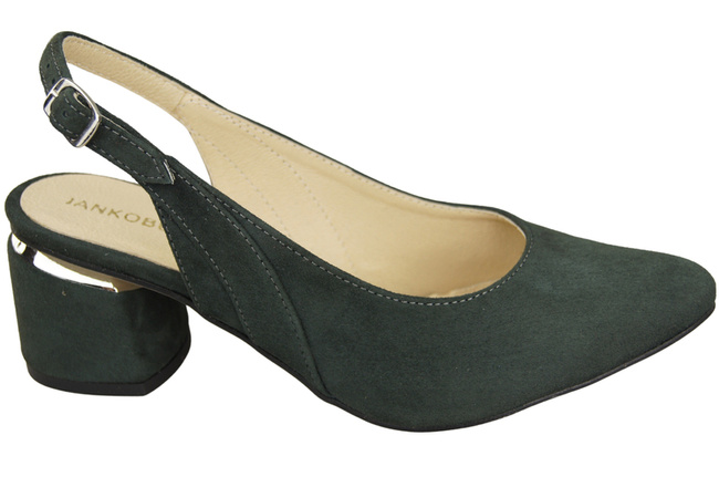 Dámské sandály z přírodní semišové kůže Graphite Elegance and Comfort 196 From ElitaBut