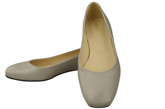 Dámská obuv Dýně Světlé Ash Ozdobný podpatek Přírodní kůže 209 ElitaBut