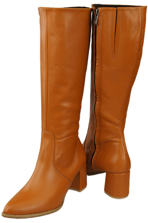 Dámské kozačky Classic přírodní kůže Červená 175 ElitaBut