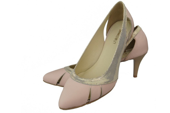 Dámská obuv Pink-Gold Natural Leather 995 ElitaBut