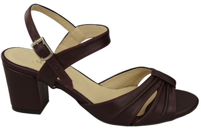 Dámská obuv Sandály Maroon Natural Leather 168 ElitaBut