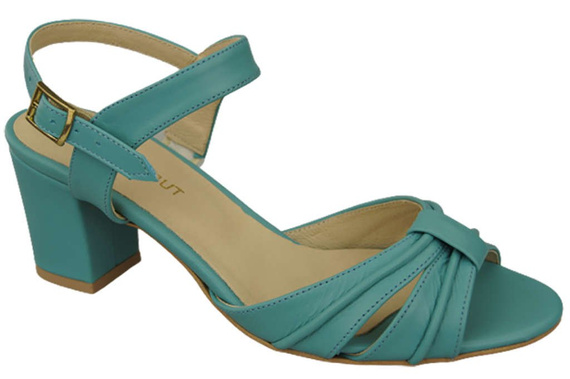 Dámská obuv Tyrkysové sandály Přírodní kůže 168 ElitaBut
