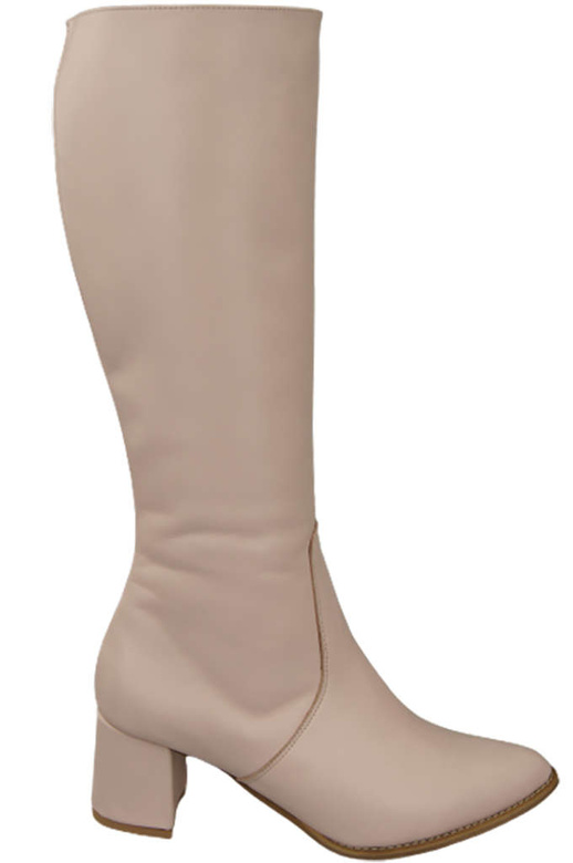 Dámské kozačky Classic přírodní kůže Powder pink 175 ElitaBut