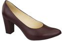 Dámská obuv Maroon Natural Leather pumps 170 ElitaBut