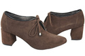 Dámská obuv Obuv Chocolate Natural Velour Leather 183 ElitaBut