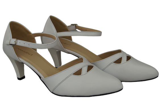 Dámská obuv Sandály Bílá přírodní kůže 151 ElitaBut