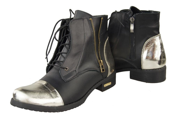 Obuv Dámské kozačky Jaro/Léto přírodní kůže Black Gold 820 L ElitaBut