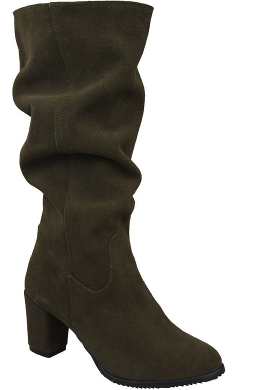 Dámské kozačky Bottle přírodní kůže Velour 141 ElitaBut