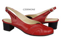 Dámská obuv Přírodní kůže Sandály Červená 842 ElitaBut