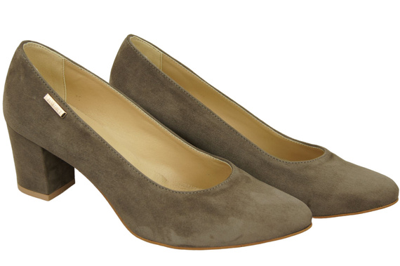 Dámská obuv Pumpkins Light Brown Suede Natural Leather 106 ElitaBut