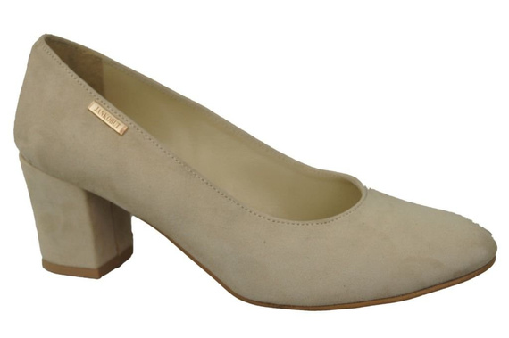 Dámská obuv Beige Natural Suede Leather 125 ElitaBut