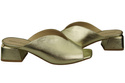 Dámská obuv Gold Heeled Flip Flops Natural Leather 210 ElitaBut