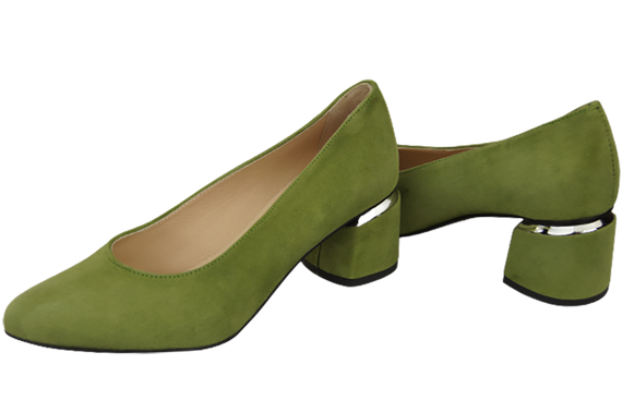 Dámská obuv Pistachio Natural Suede Leather 143 Z ElitaBut