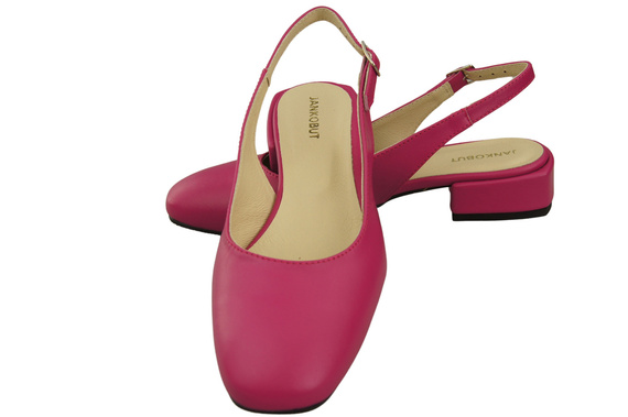 Dámské sandály na plochém podpatku z přírodní kůže 206 ElitaBut