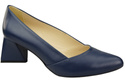 Dámské Lodičky Námořnická modř Pravá Kůže Špičatá Špička Podpatek ElitaBut 221