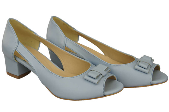 Dámská obuv Sandály Light Blue Natural Leather 145 ElitaBut