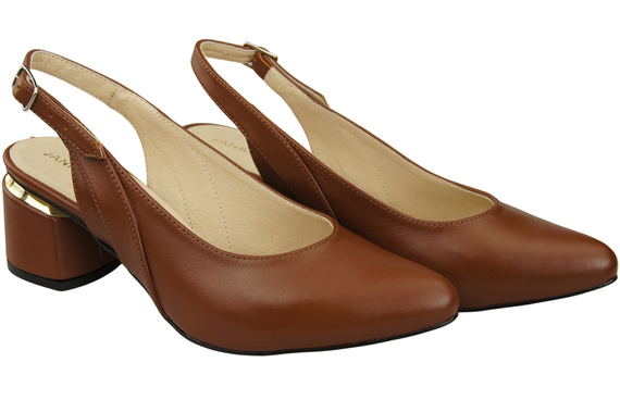 Dámská obuv Sandály Hnědá přírodní kůže 196 ElitaBut