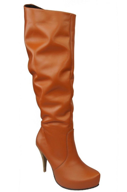 Dámské boty na platformě Přírodní kůže Červená 120 ElitaBut