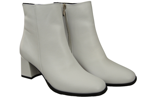 Obuv Dámské boty Bílá pro Zimní přírodní kůže 214 Z ElitaBut