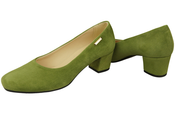 Pohodlná dámská obuv Pistachio Natural Leather Suede 172 Od ElitaBut
