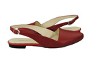 Obuv Dámské sandály Červená přírodní kůže 996 ElitaBut