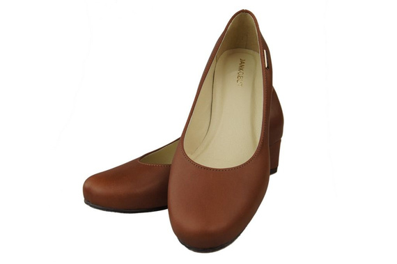 Dámská obuv Natural leather 116 Brown ElitaBut