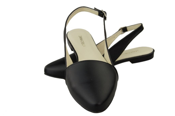 Obuv Dámské sandály Černá přírodní kůže 996 ElitaBut