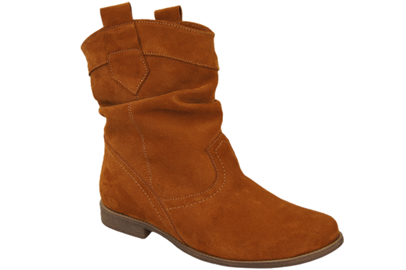 Dámská obuv Sashes Červená zimní přírodní kůže velur 117 Z ElitaBut