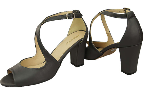 Dámská obuv Sandály Graphite Natural Leather 186 ElitaBut