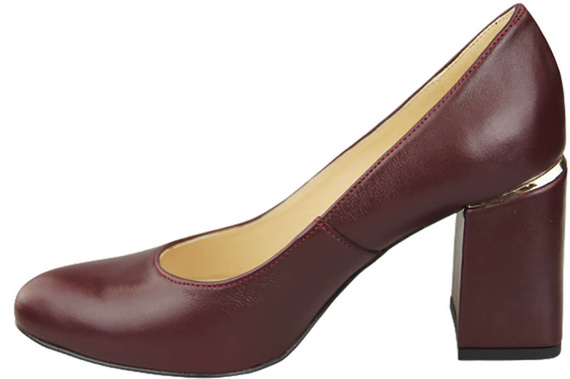 Dámská obuv Maroon Natural Leather 179 ElitaBut