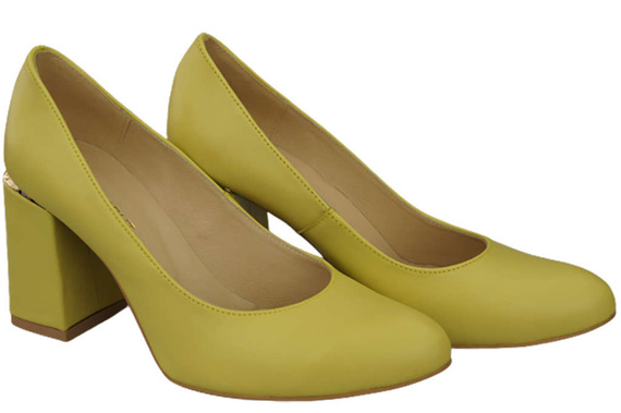 Dámská obuv Lemon leather pumps 179 ElitaBut