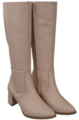Dámské kozačky Classic přírodní kůže Powder pink 175 ElitaBut
