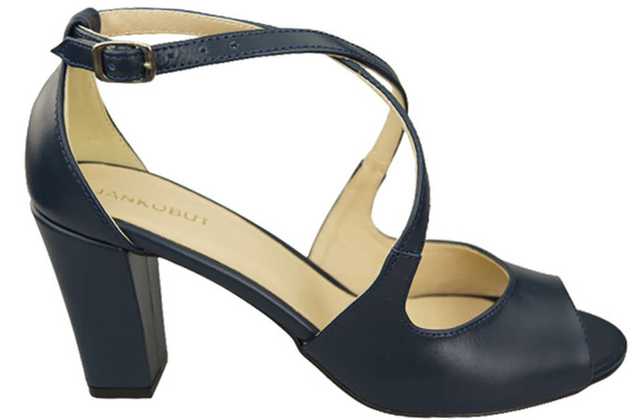 Dámská obuv Sandály Navy blue Přírodní kůže 186 ElitaBut